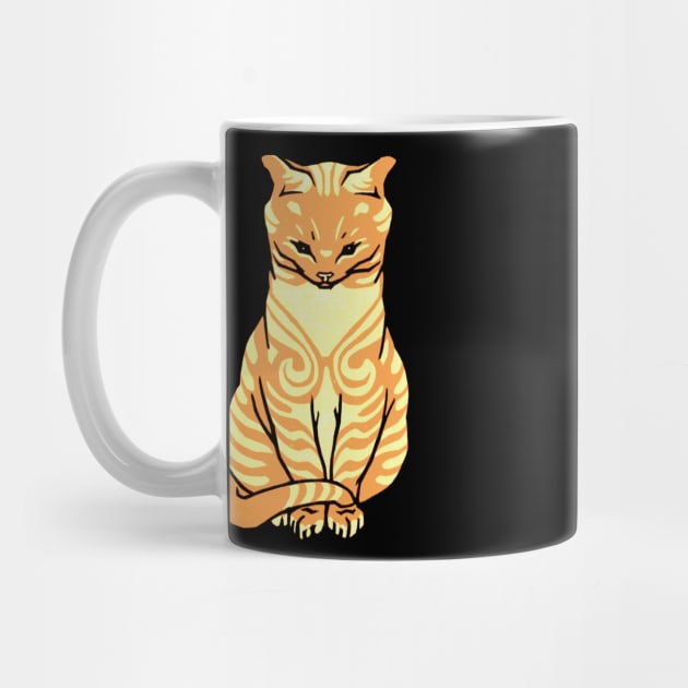 Orange Tabby Cat by Heartsake